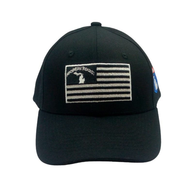 Michigan Rocks! Flag Baseball Cap