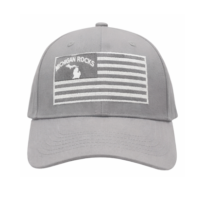 Michigan Rocks! Flag Baseball Cap