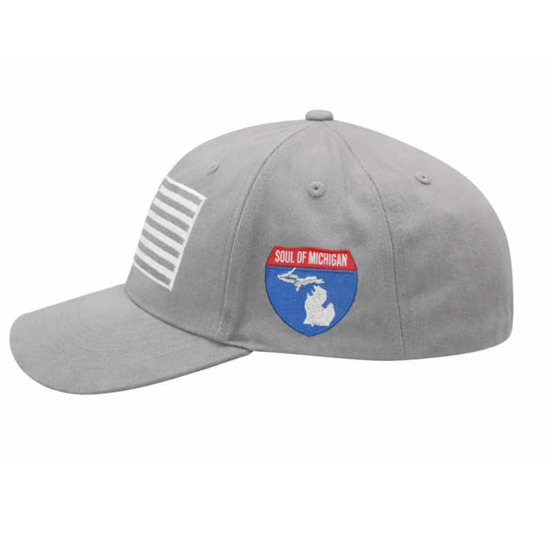 Michigan Rocks! Flag Baseball Cap