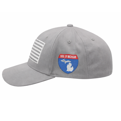 Michigan Rocks! Flag Baseball Cap