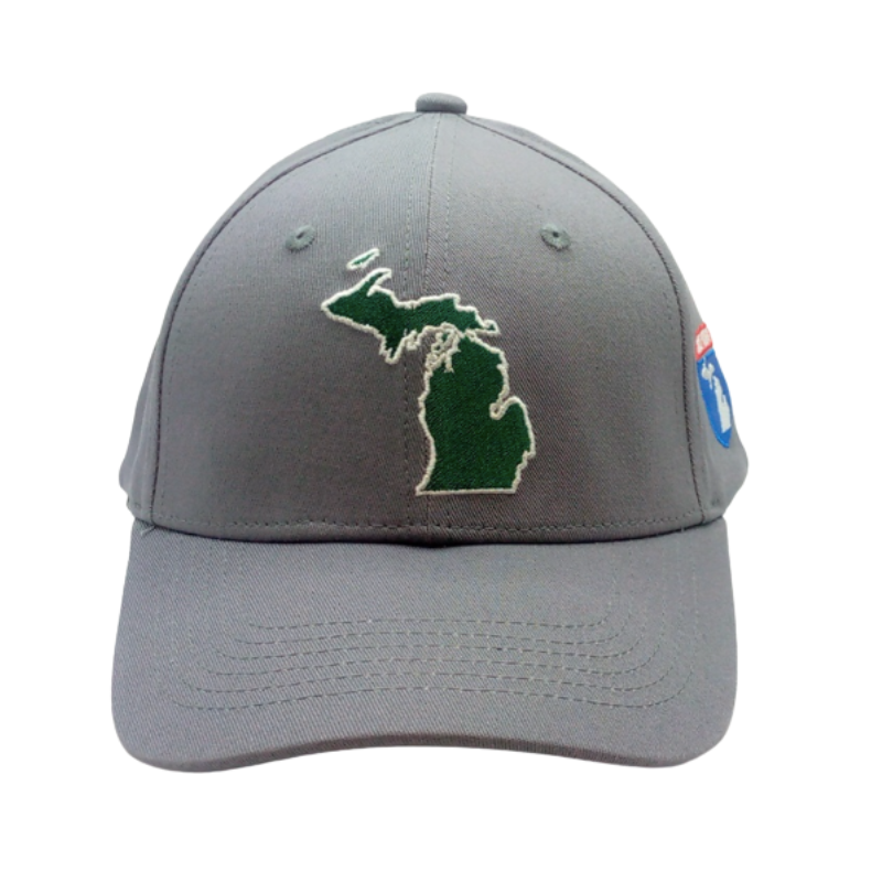 Michigan State Baseball Cap (White Outline)