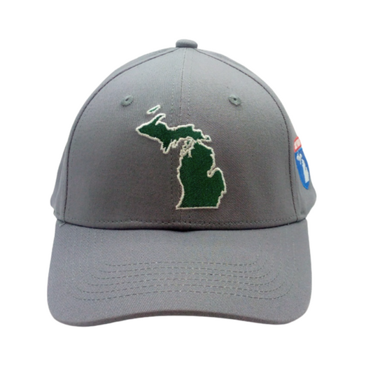 Michigan State Baseball Cap (White Outline)