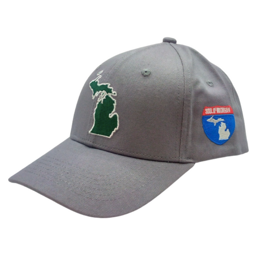 Michigan State Baseball Cap (White Outline)